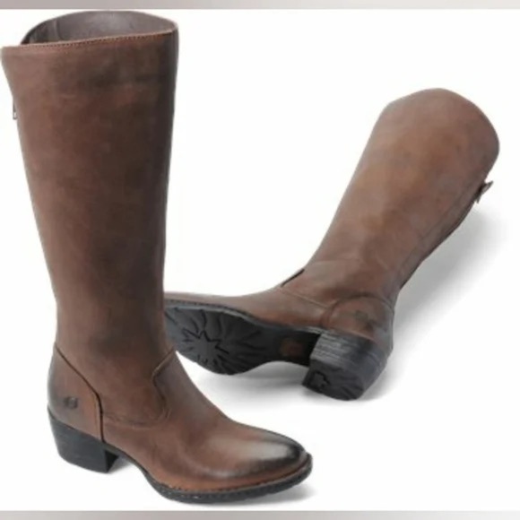 Born Shoes - EUC Born Bitsy Tall Leather Boots